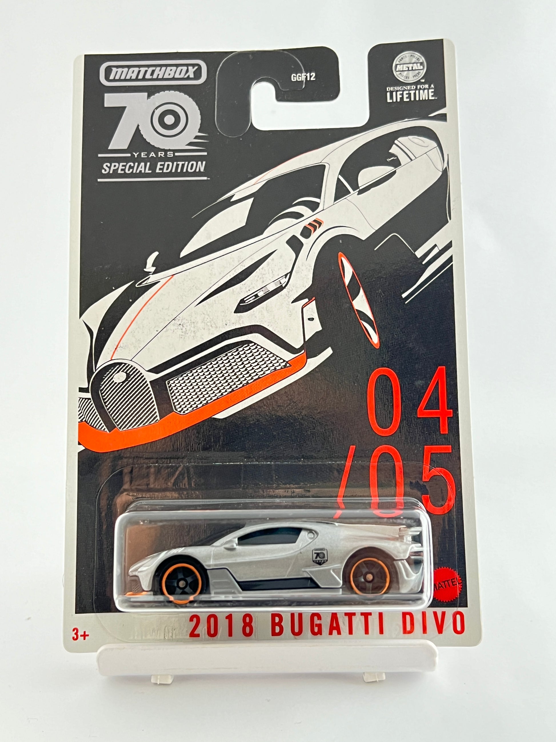 2018 BUGATTI DIVO - CARD CREASED - ZX2 - Its Fun- Hot wheels - matchbox - diecast