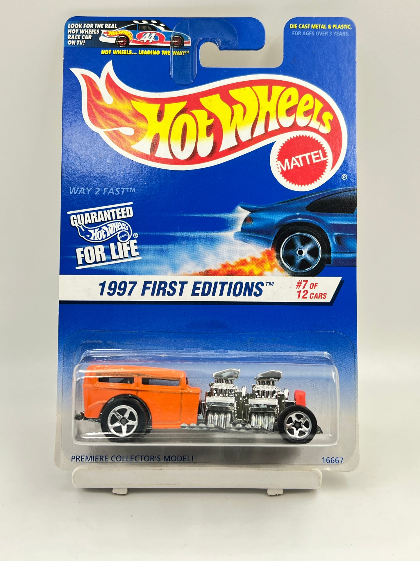IMPORTED - HOT WHEELS -  WAY 2 FAST - ORANGE - 9B