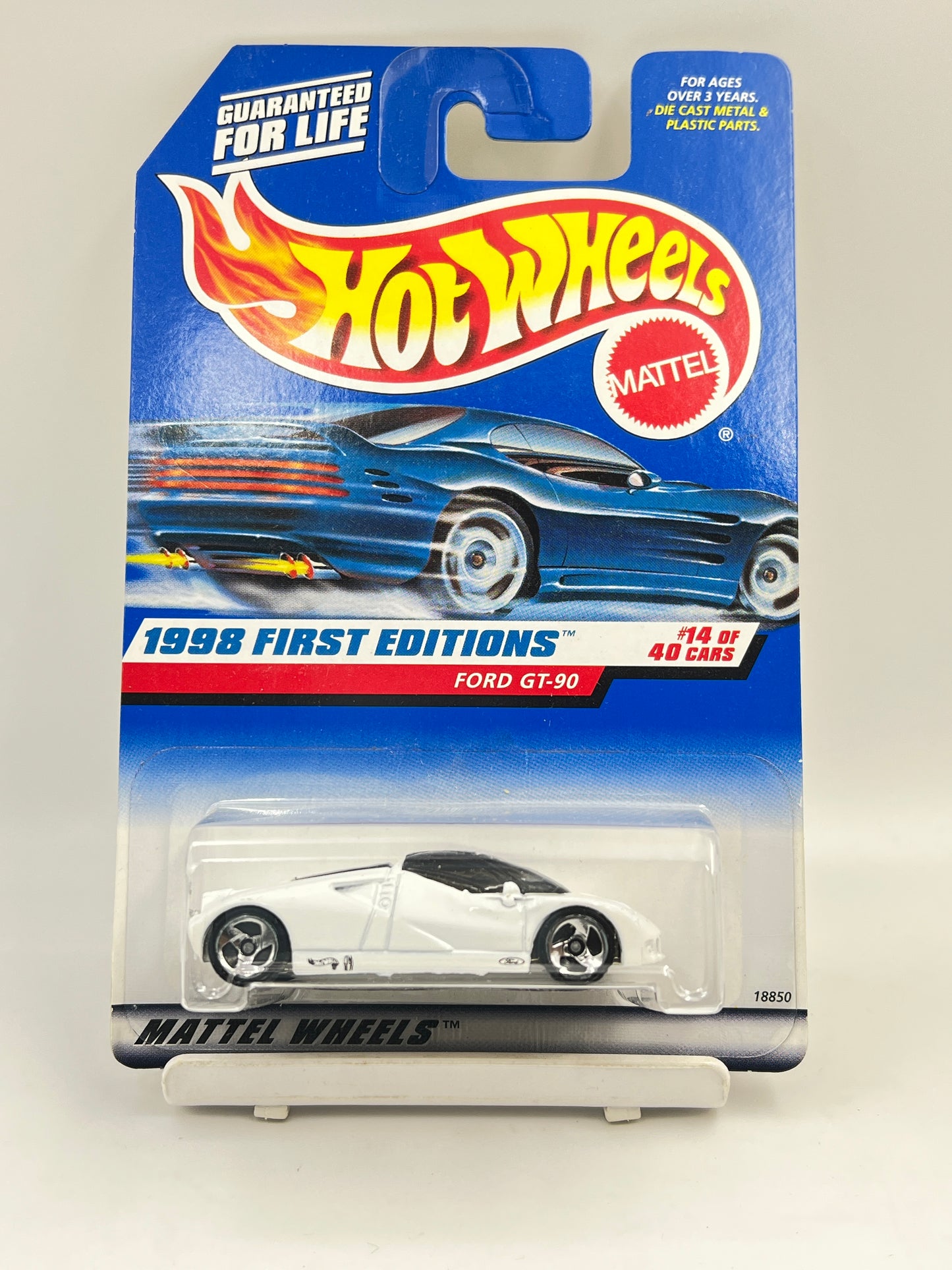 FULL METAL - HOT WHEELS -  FORD GT-90 - WHITE - 6B