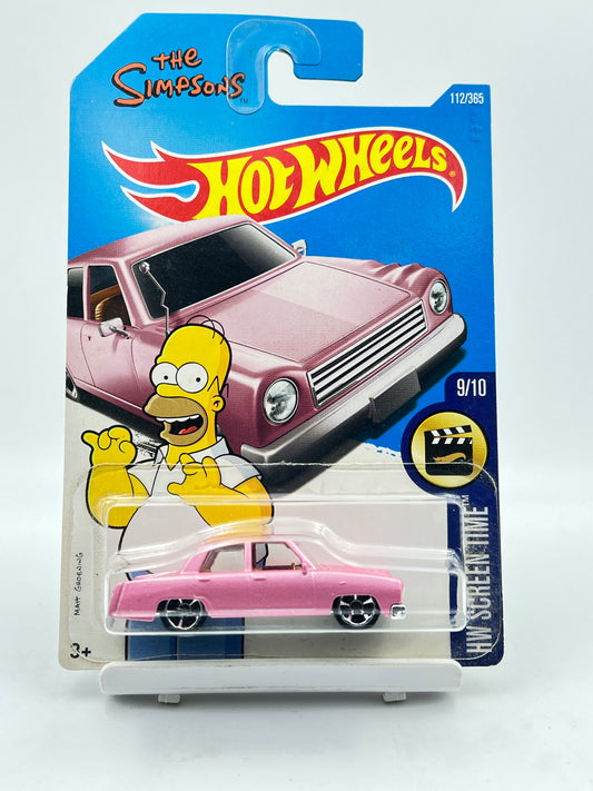 HOT WHEELS - SCREEN TIME - THE SIMPSONS (2015 CARD) - 6B