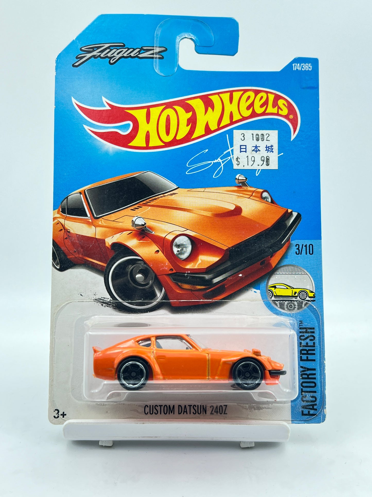 HOT WHEELS - - ( CARD AS IN PIC ) - CUSTOM DATSUN 240Z - 6B