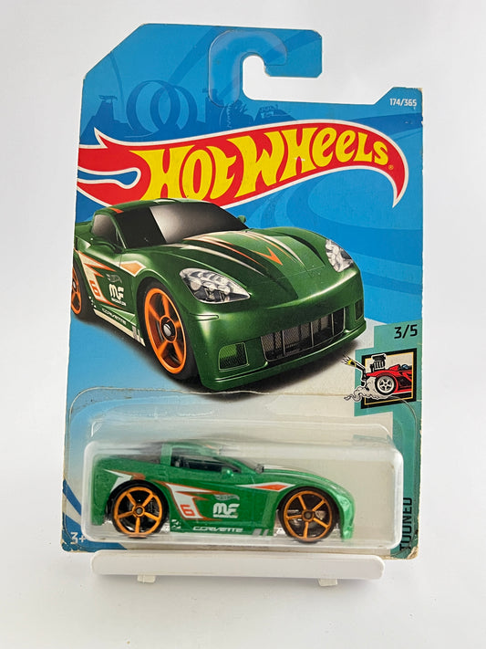 TOONED C6 CORVETTE - 1C - Its Fun- Hot wheels - matchbox - diecast