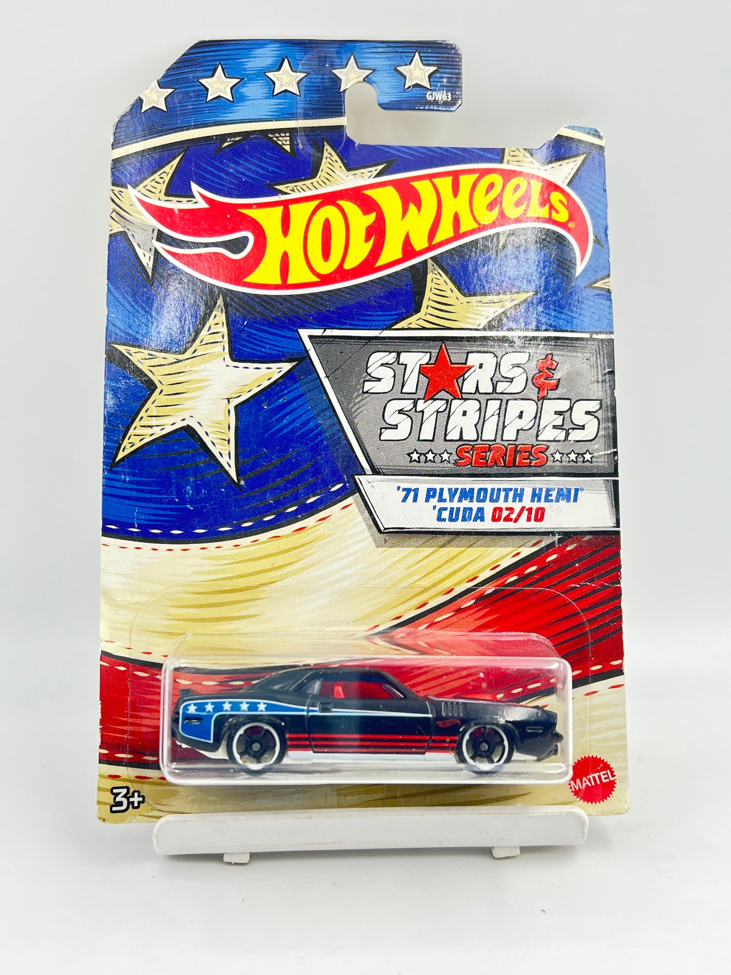 CREASED - IMPORTED - HOT WHEELS -  71 PLYMOUTH HEMI CUDA - 7A