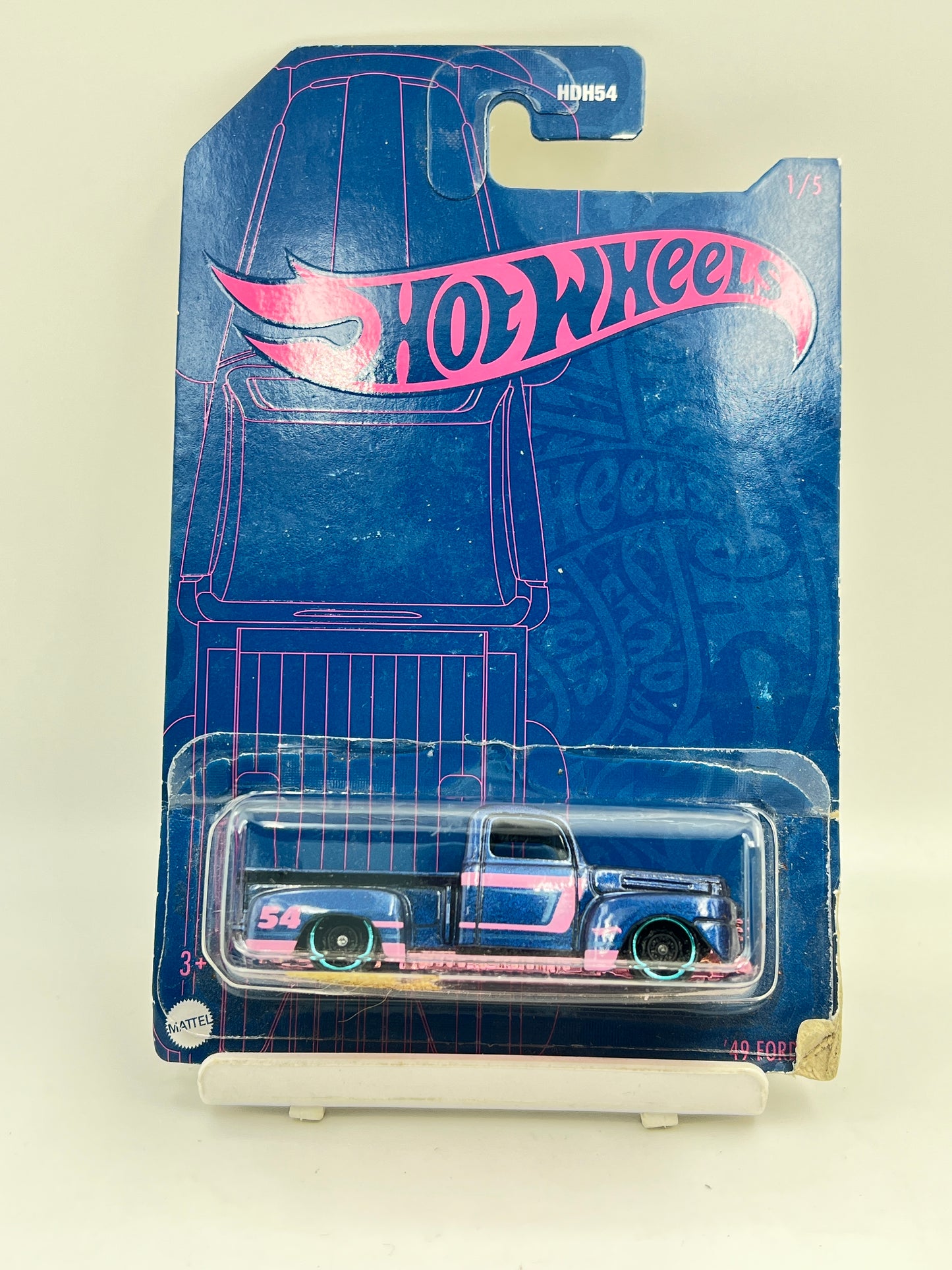 DAMAGED CARD - IMPORTED - HOT WHEELS -  49 FORD F1 - 7A