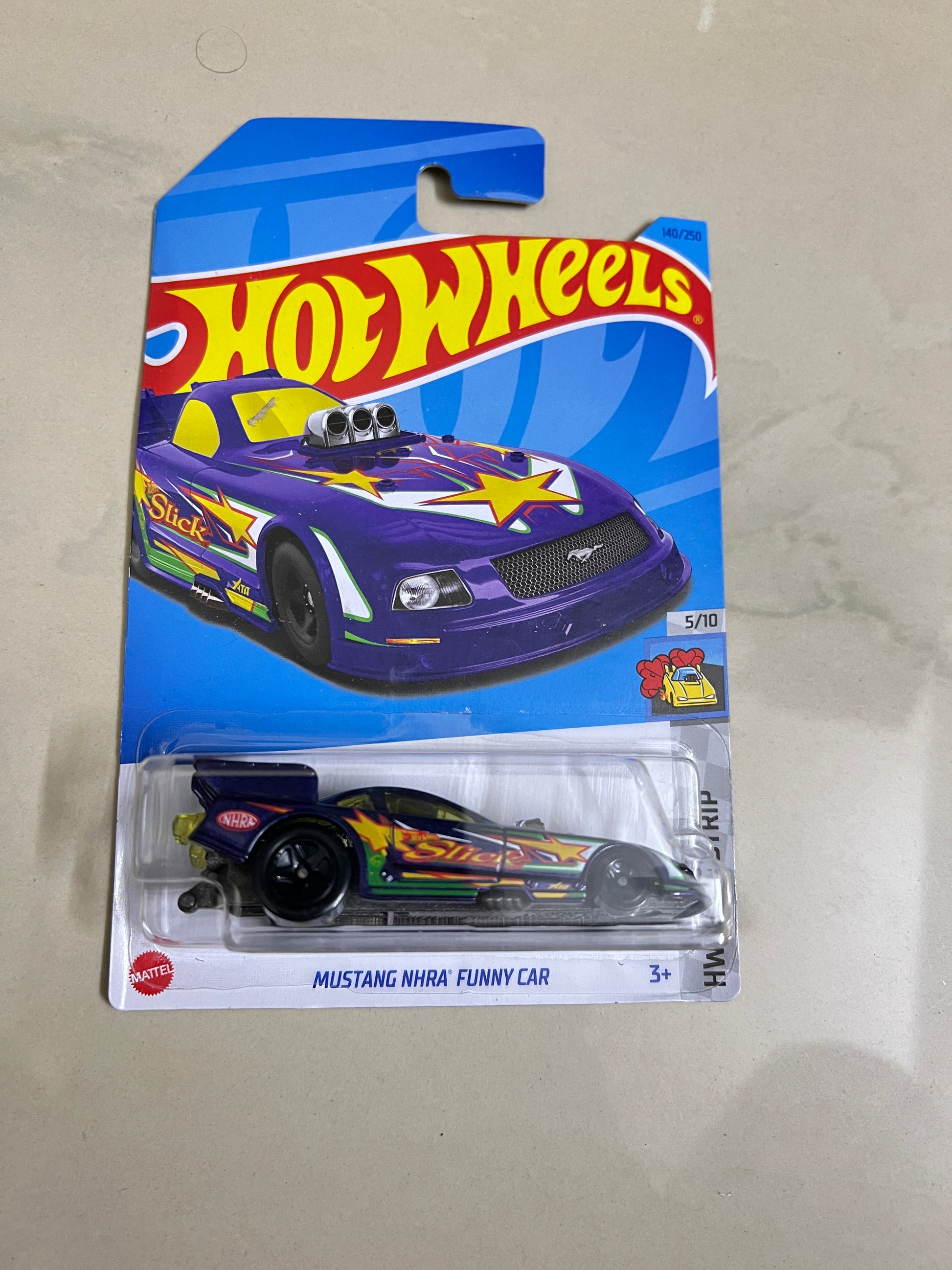 MUSTANG FUNNY CAR - - IMPORTED -4E - Its Fun- Hot wheels - matchbox - diecast