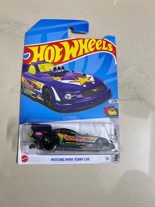 MUSTANG FUNNY CAR - - IMPORTED -4E - Its Fun- Hot wheels - matchbox - diecast