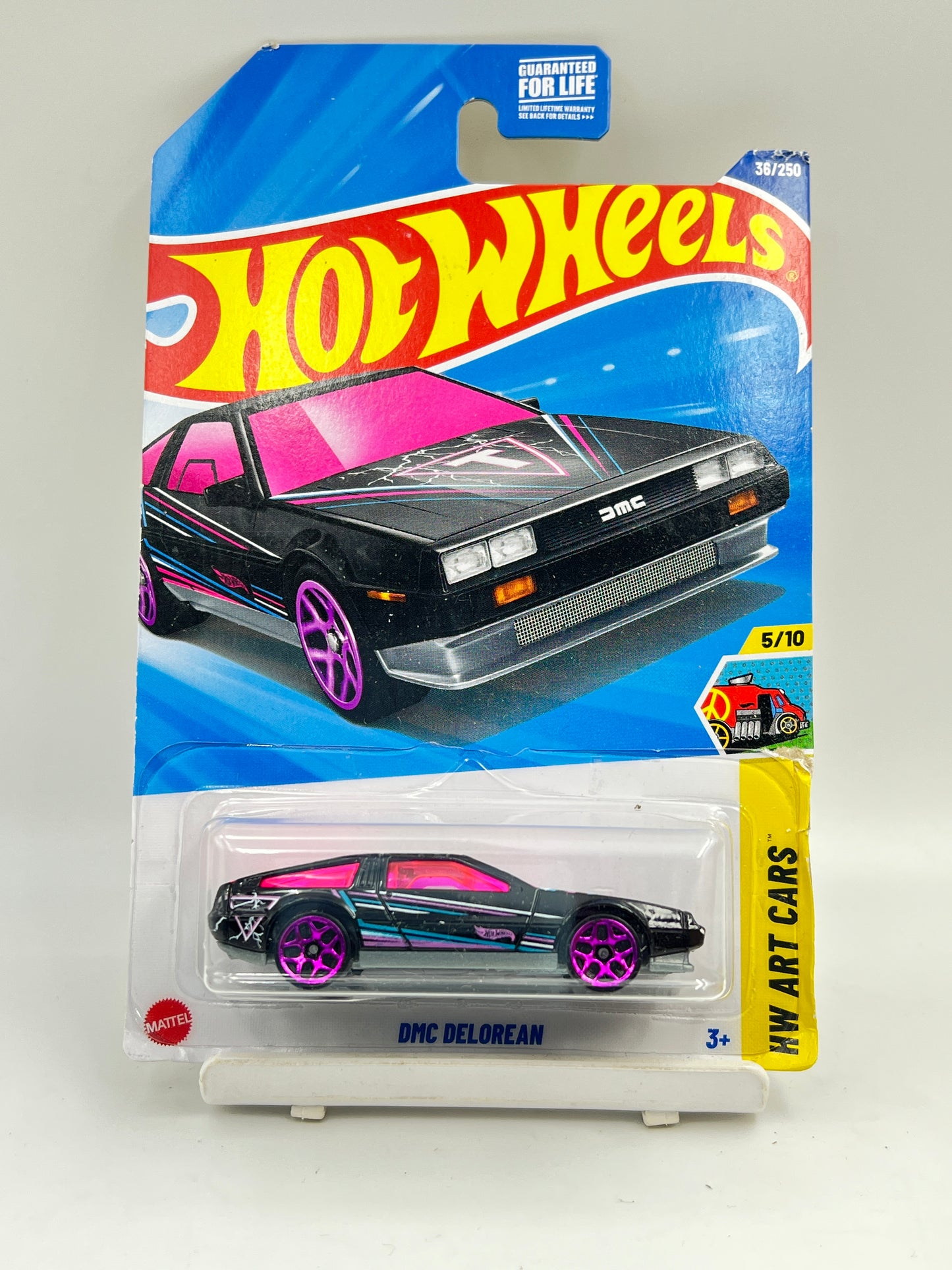MILD CARD DAMAGE - HOT WHEELS - DMC DELOREAN - C2