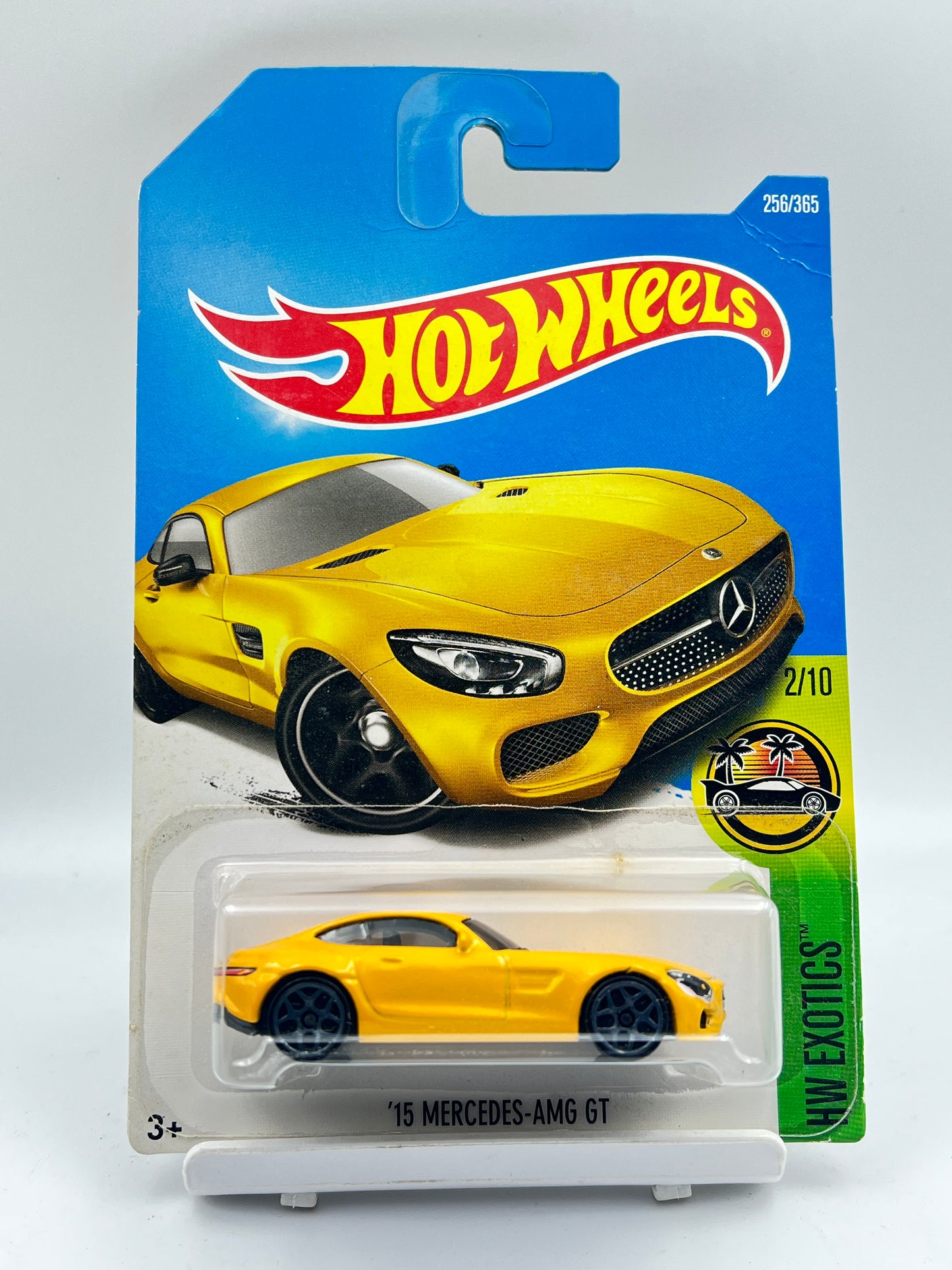 HOT WHEELS - 15 MERCEDES AMG GT - YELLOW - 2A