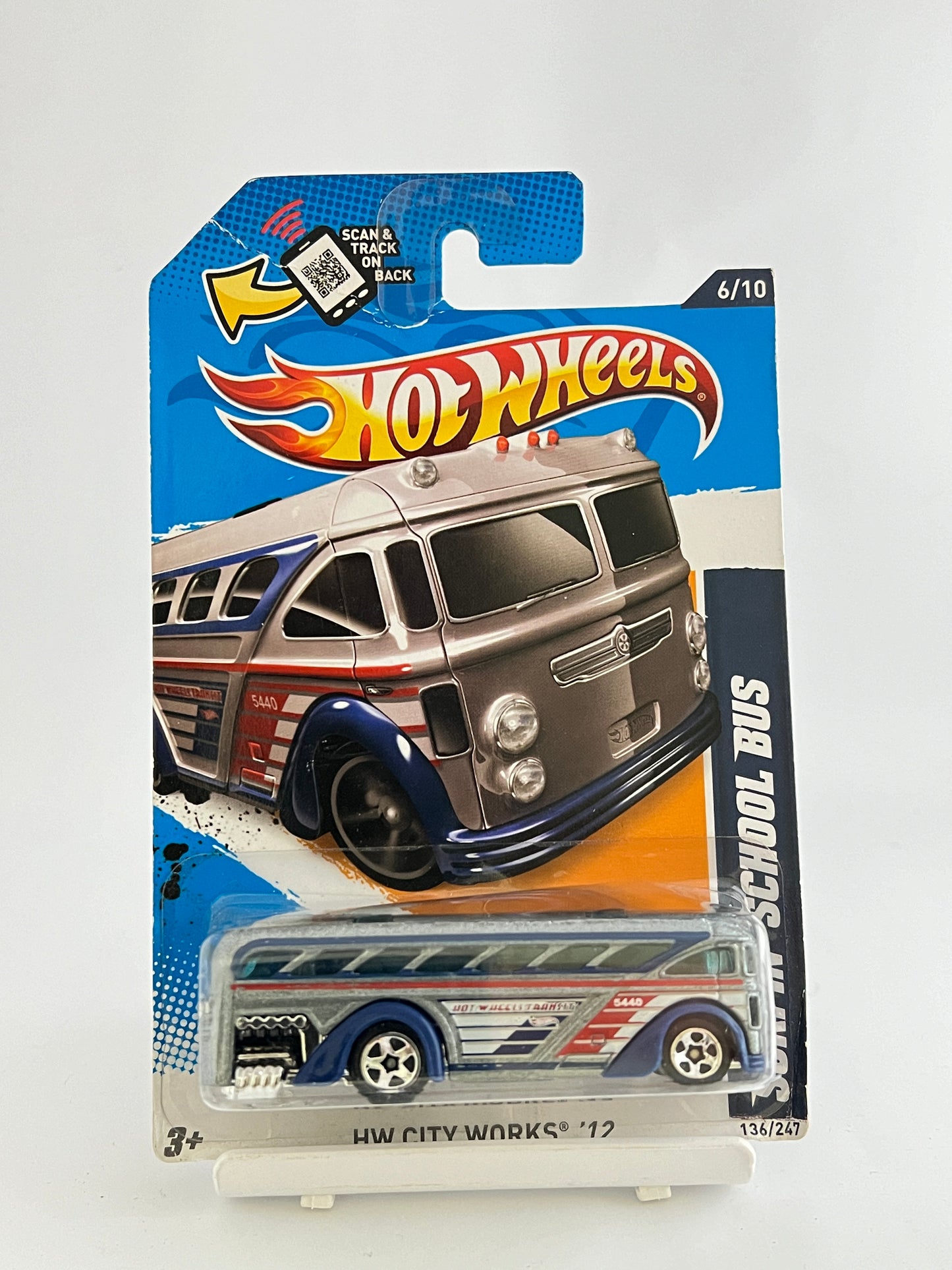 SURFIN SCHOOL BUS -4E - Its Fun- Hot wheels - matchbox - diecast