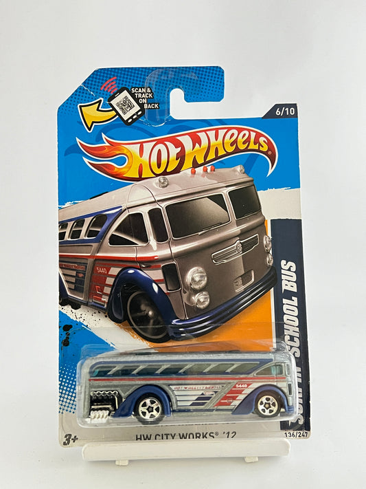 SURFIN SCHOOL BUS -4E - Its Fun- Hot wheels - matchbox - diecast