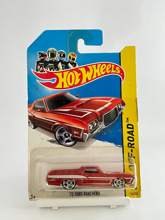 72 FORD RANCHERO - RED -SOFT CORNERS- 4E - Its Fun- Hot wheels - matchbox - diecast