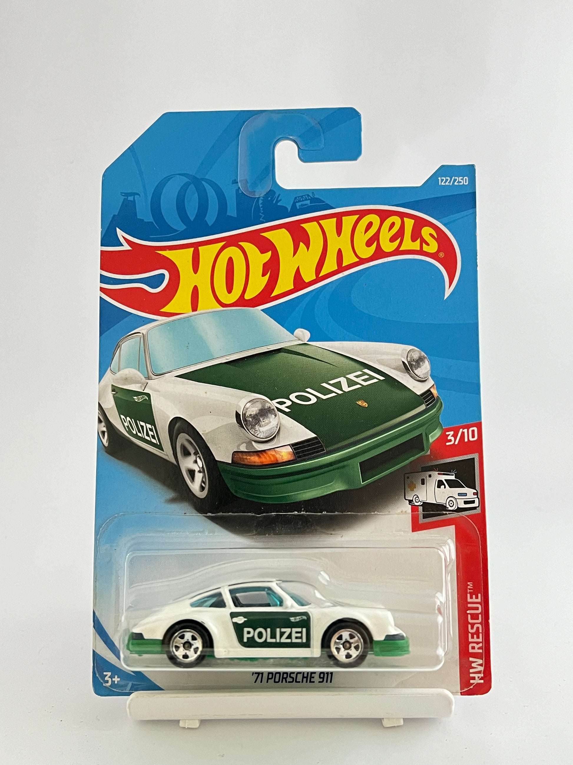 71 PORSCHE 911 - POLIZEI - 4E - Its Fun- Hot wheels - matchbox - diecast