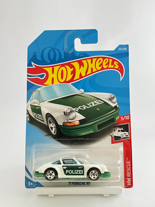 71 PORSCHE 911 - POLIZEI - 4E - Its Fun- Hot wheels - matchbox - diecast