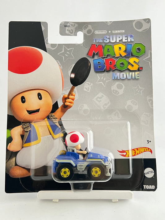 MARIO BROS MOVIE - TOAD - Its Fun- Hot wheels - matchbox - diecast