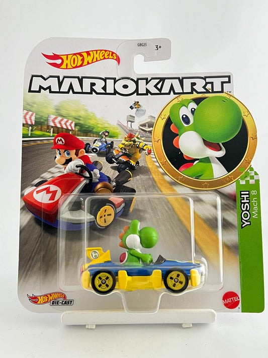MARIOKART - YOSHI - MACH 8 - Its Fun- Hot wheels - matchbox - diecast