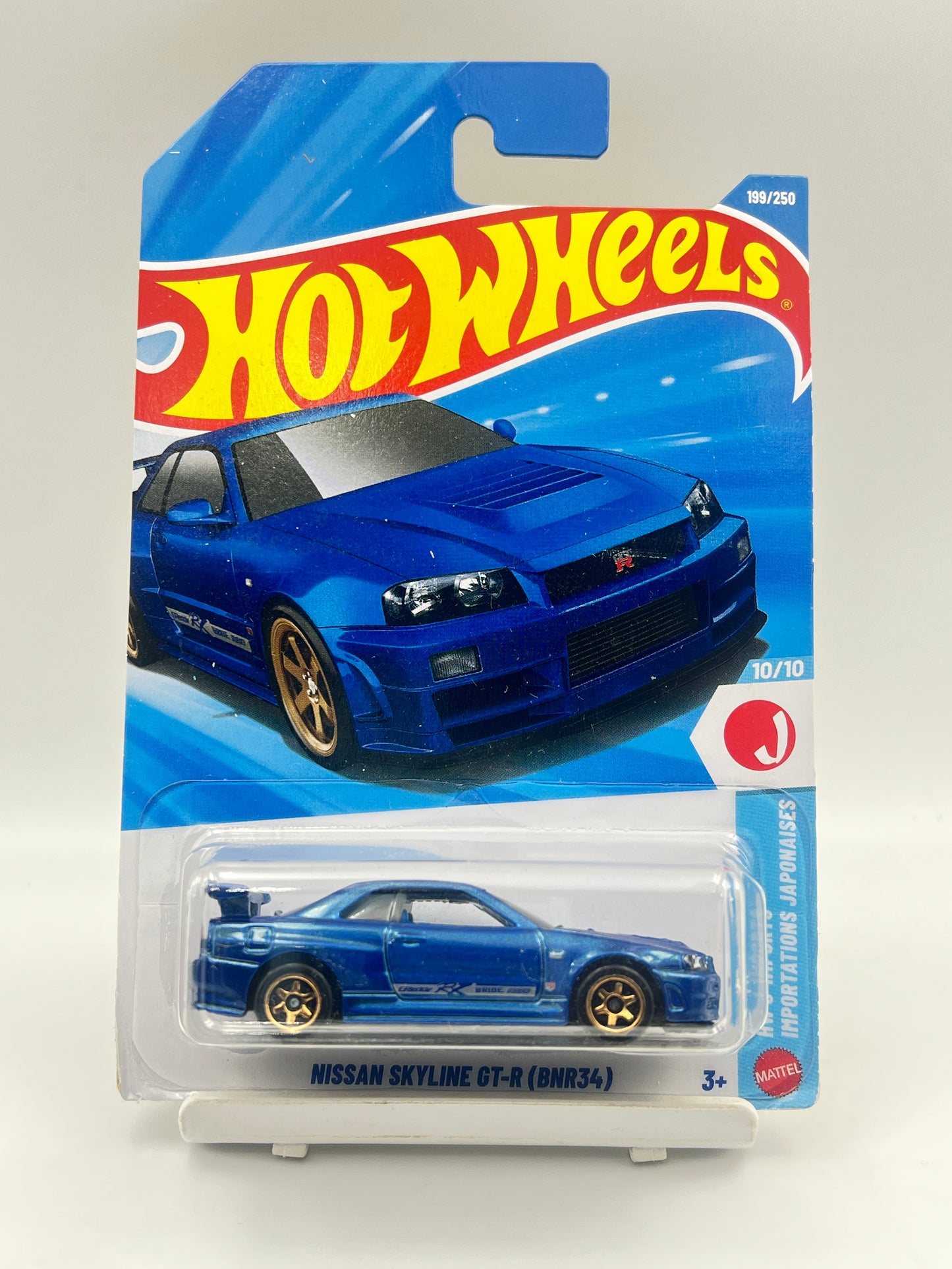 MILD SOFT CORNER OR VERY MILD CREASE - HOT WHEELS - NISSAN SKYLINE GT-R (BNR34) - 4A