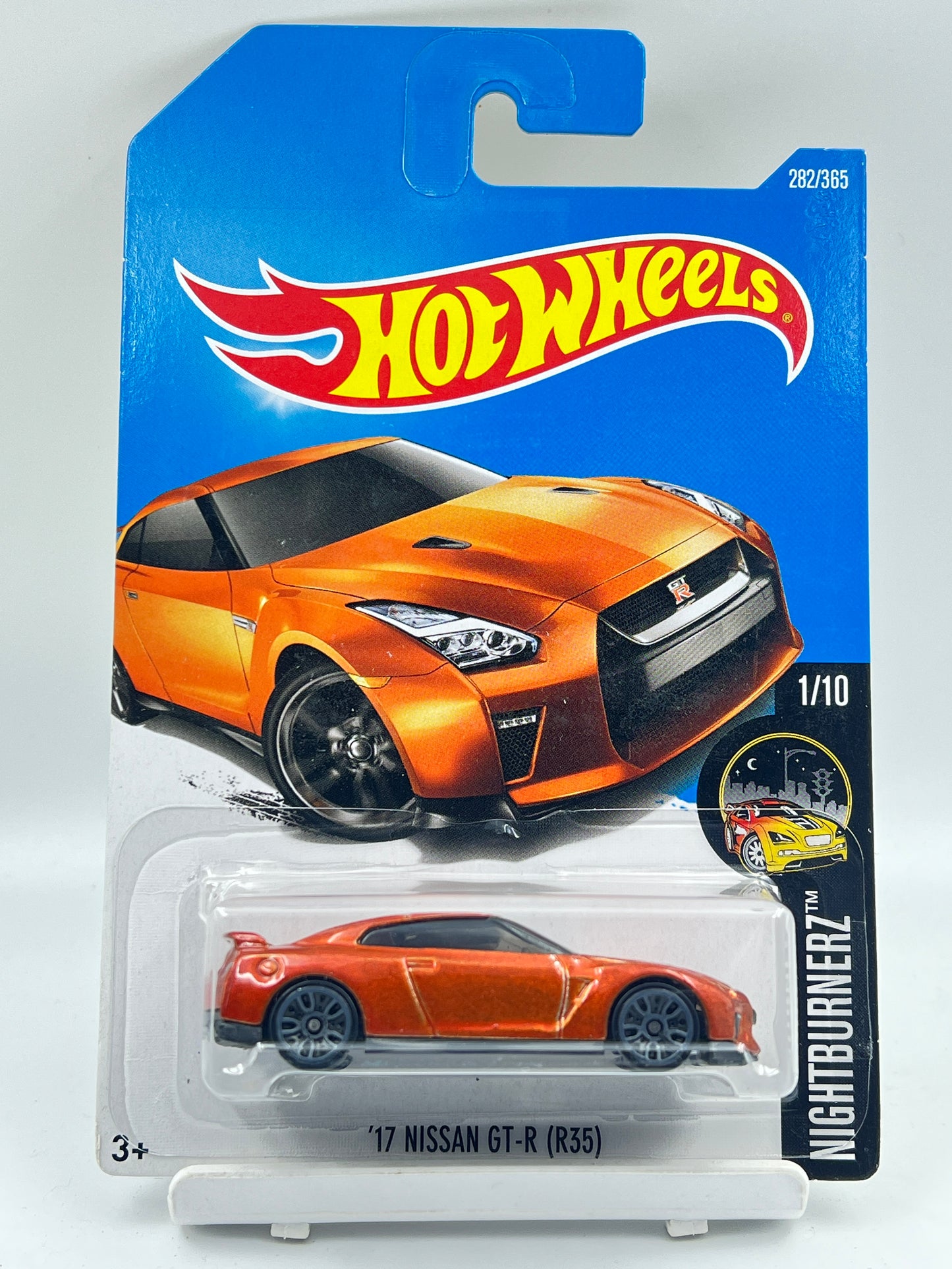 HOT WHEELS - 17 NISSAN GT-R (R35) - ORANGE - 6B