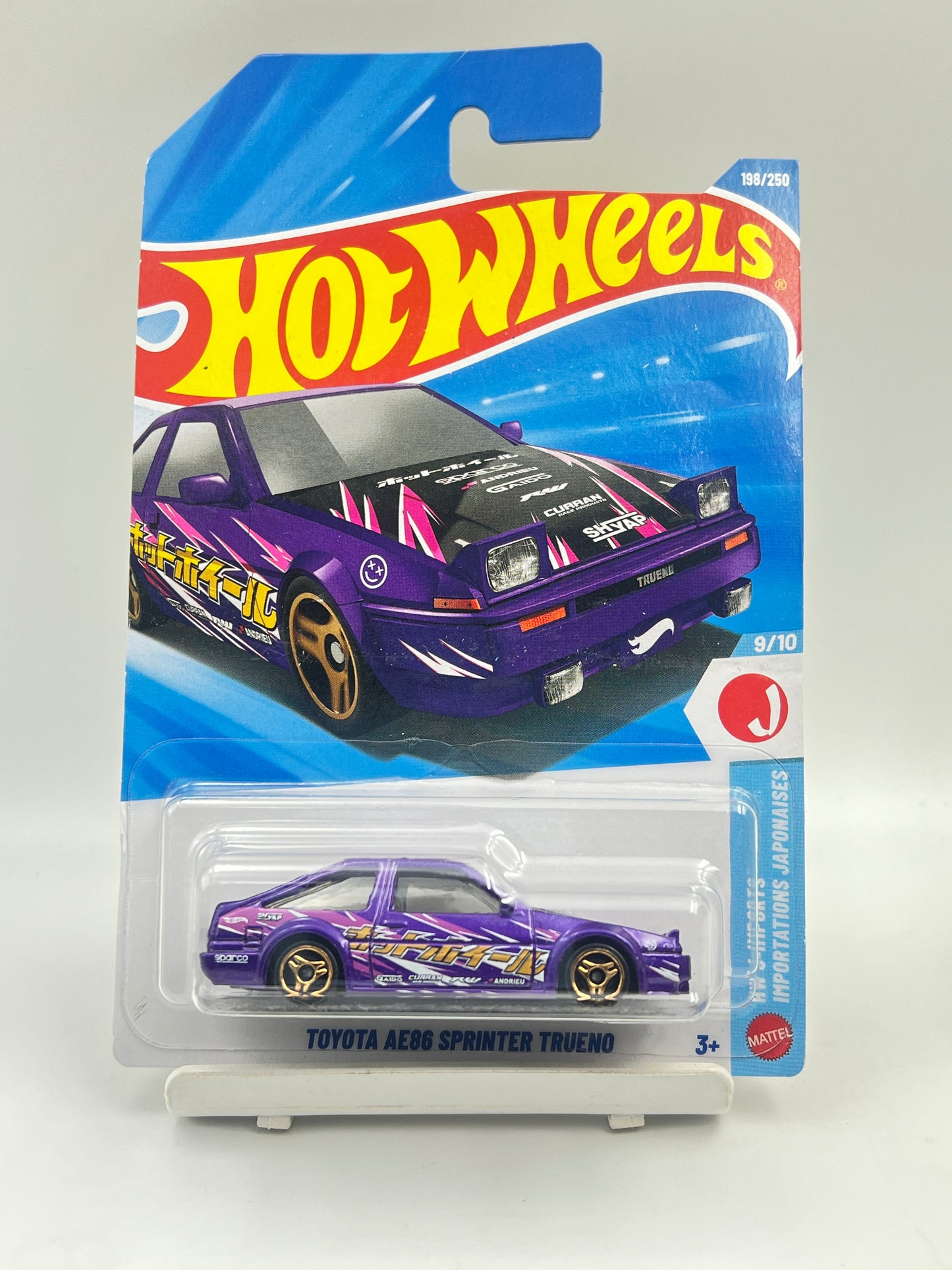 CREASED - HOT WHEELS - TOYOTA AE86 SPRINTER TRUENO - 3B