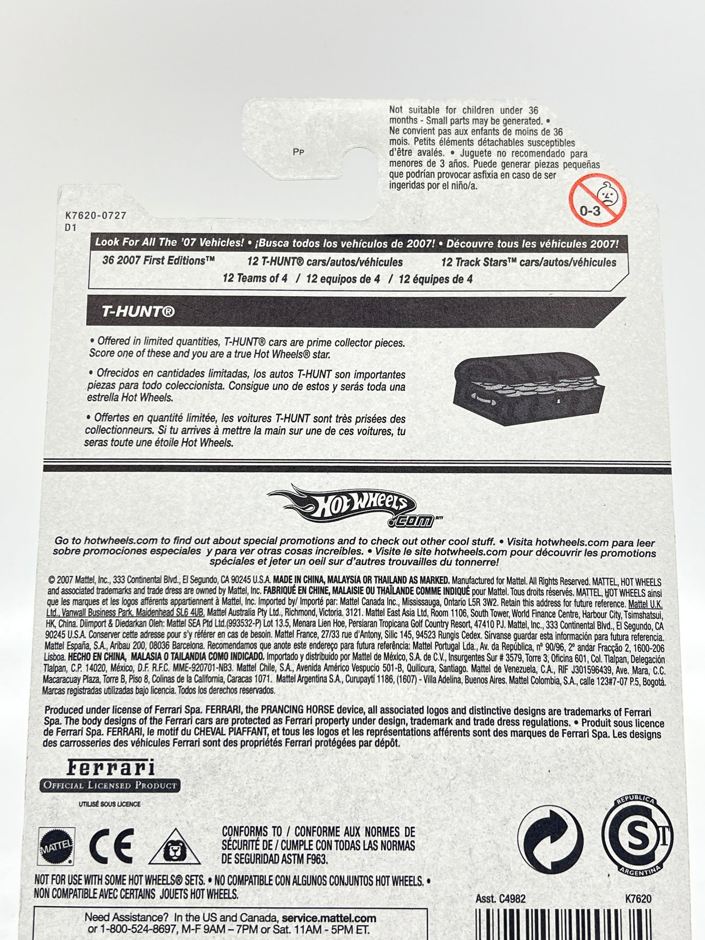 TREASURE HUNT - VERY RARE - ENZO FERRARI (FREE PROTECTOR)