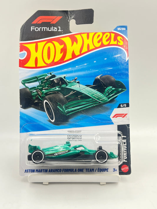 CREASED CARD - HOT WHEELS - ASTON MARTIN ARAMCO FORMULA ONE TEAM - 4F