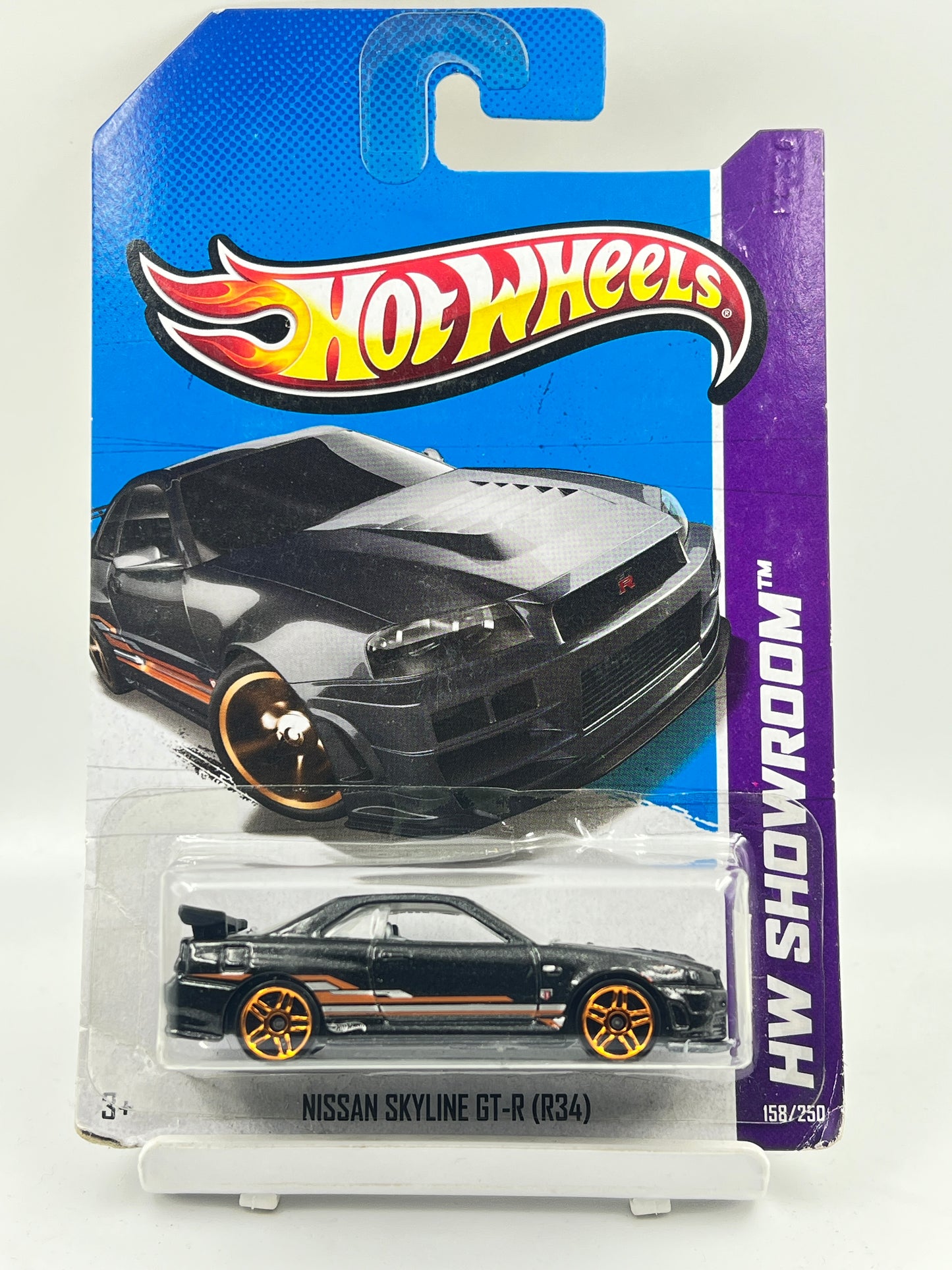 HOT WHEELS - NISSAN SKYLINE GT-R (R34) - BLACK - 6D