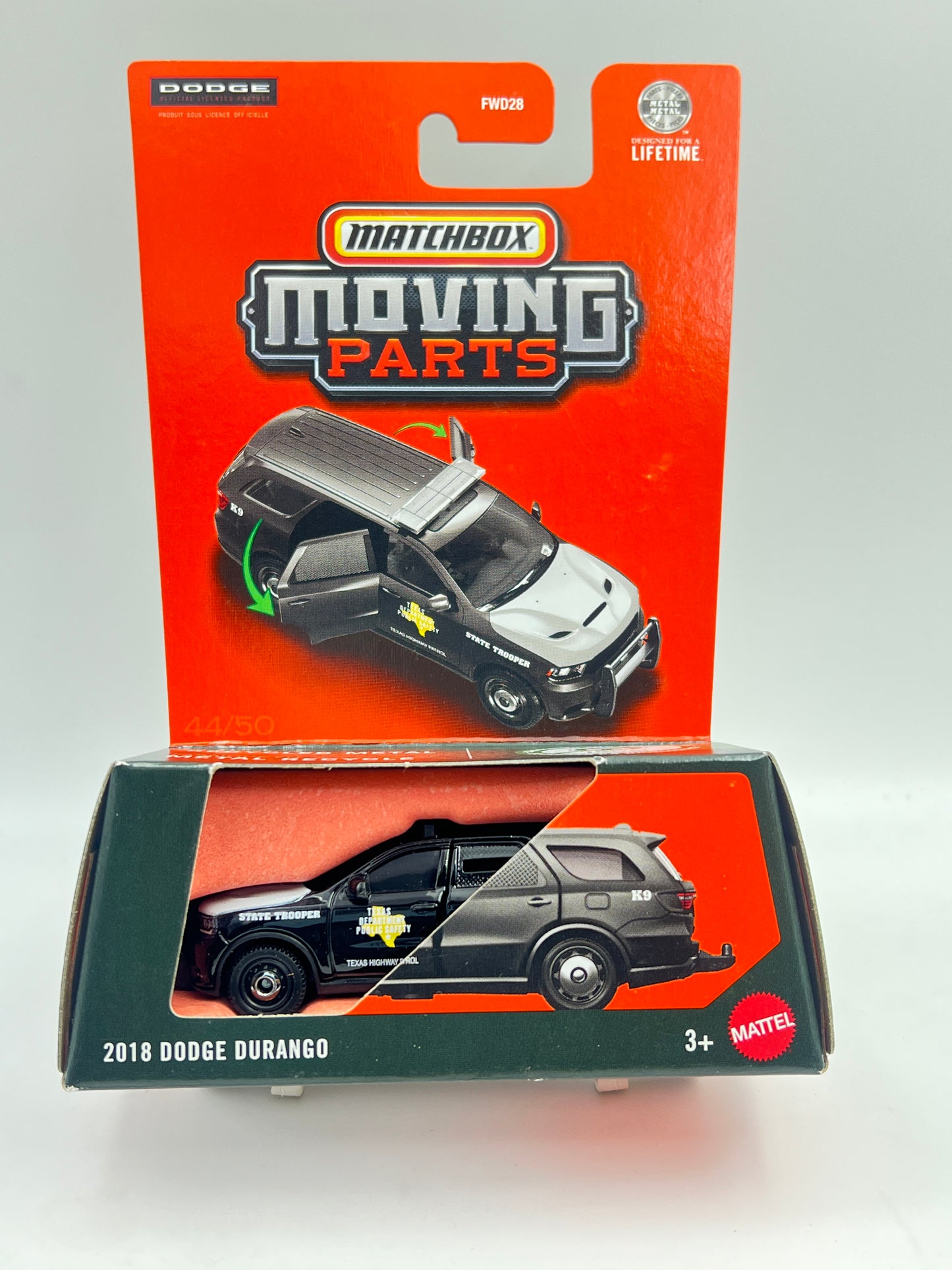 MATCHBOX - MOVING PARTS - 2018 DODGE DURANGO - 1G
