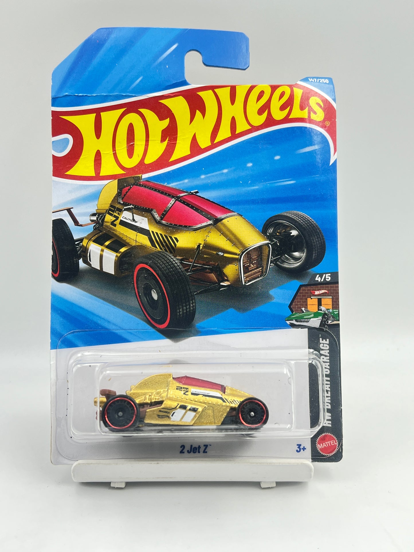 CREASED - TREASURE HUNT - HOT WHEELS - 2 JET Z - 3D
