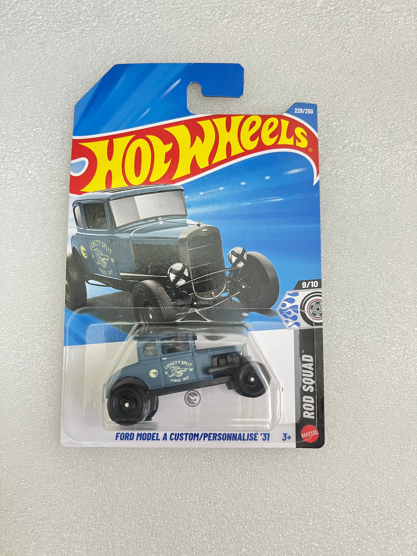 MILD HOOK CREASE - TREASURE HUNT - HOT WHEELS - FORD MODEL A CUSTOM - 7C