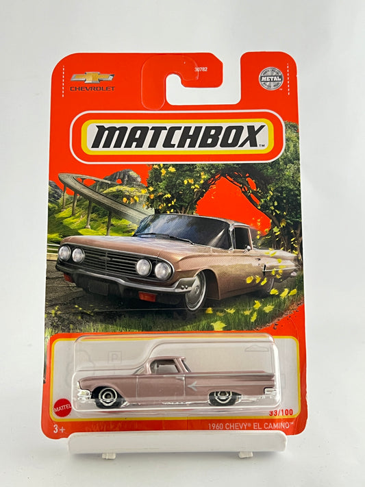 1960 CHEVY EL CAMINO - ROSE GOLD - Its Fun- Hot wheels - matchbox - diecast