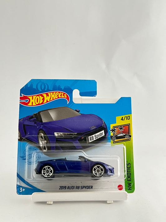 2019 AUDI R8 SPYDER - IMPORTED SHORT CARD - 2A - Its Fun- Hot wheels - matchbox - diecast