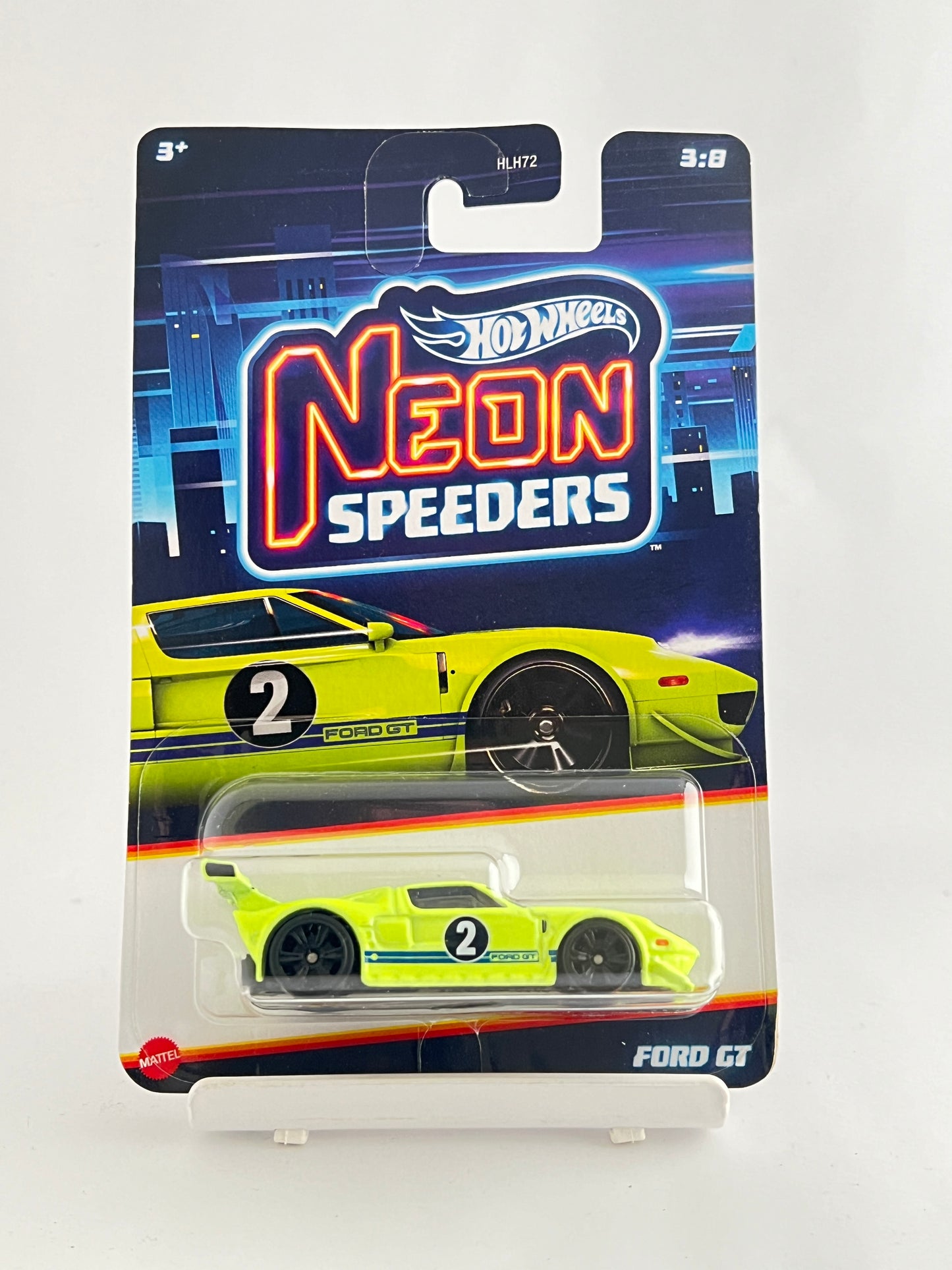 NEON SPEEDERS - FORD GT -4C - Its Fun- Hot wheels - matchbox - diecast
