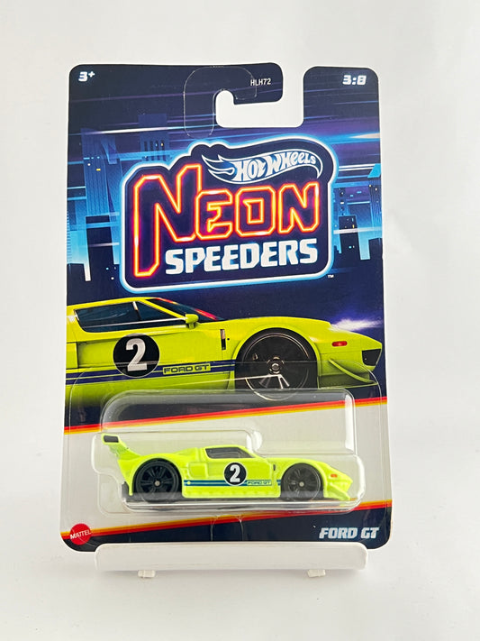 NEON SPEEDERS - FORD GT -4C - Its Fun- Hot wheels - matchbox - diecast
