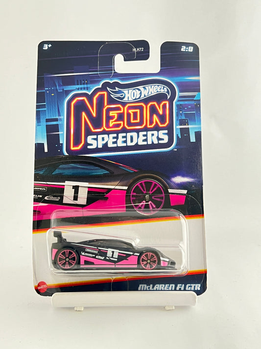 NEON SPEEDERS - MCLAREN F1 GTR - 4C - Its Fun- Hot wheels - matchbox - diecast