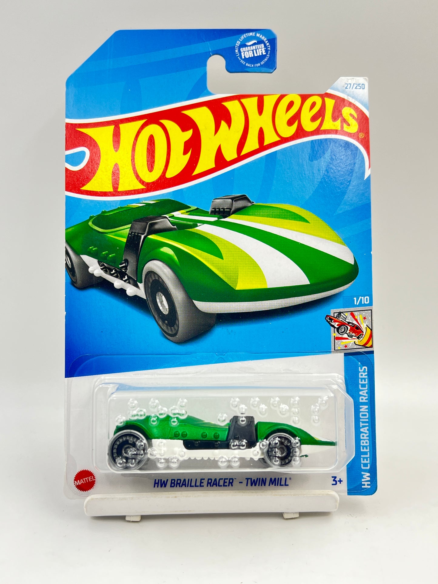 IMPORTED - HOT WHEELS -  HW BRAILLE RACER - TWIN MILL - 6A