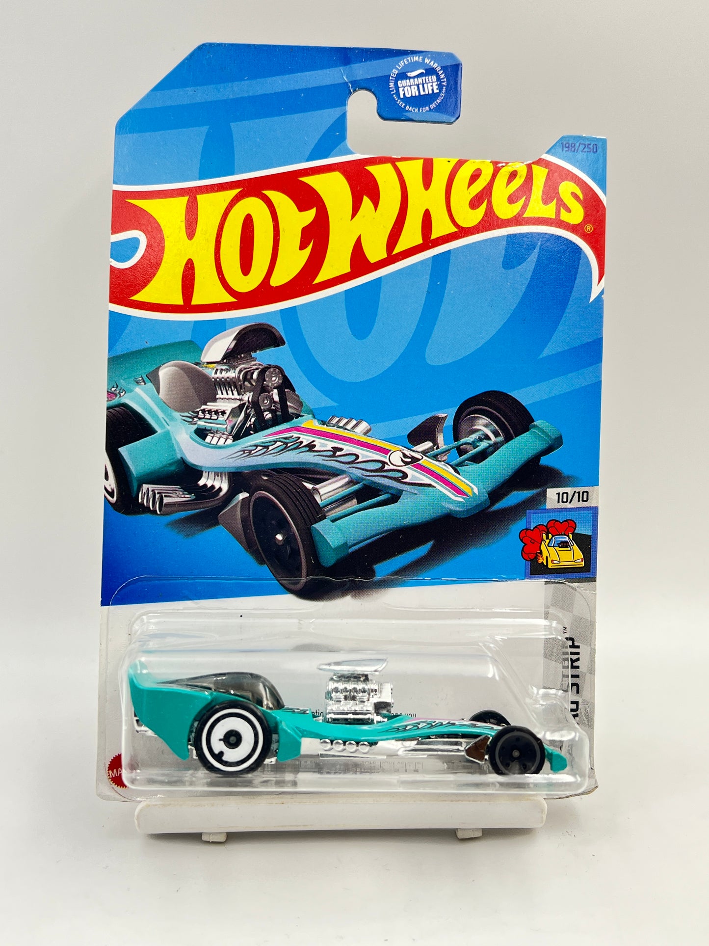 BLISTER DAMAGE - ( CARD AS IN PIC ) - TREASURE HUNT - HOT WHEELS - MAD FAST - 2D