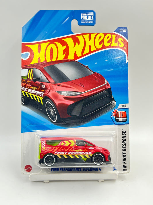 SOFT CORNERS - TREASURE HUNT - HOT WHEELS - FORD PERFORMANCE SUPERVAN 4 - 2D