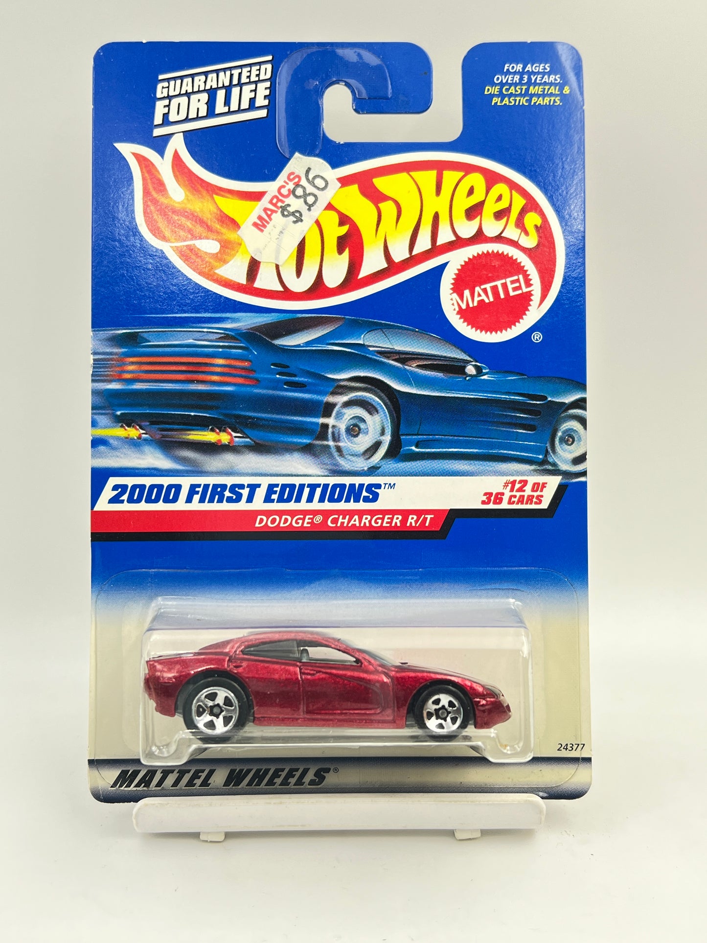 IMPORTED - HOT WHEELS -  DODGE CHARGER R/T - RED - 3C