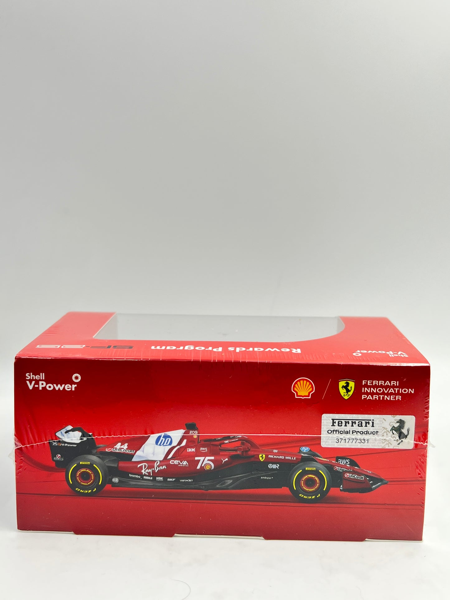 BBURAGO - SHELL V-POWER COLLAB - 1:41 SCALE - FERRARI SF25