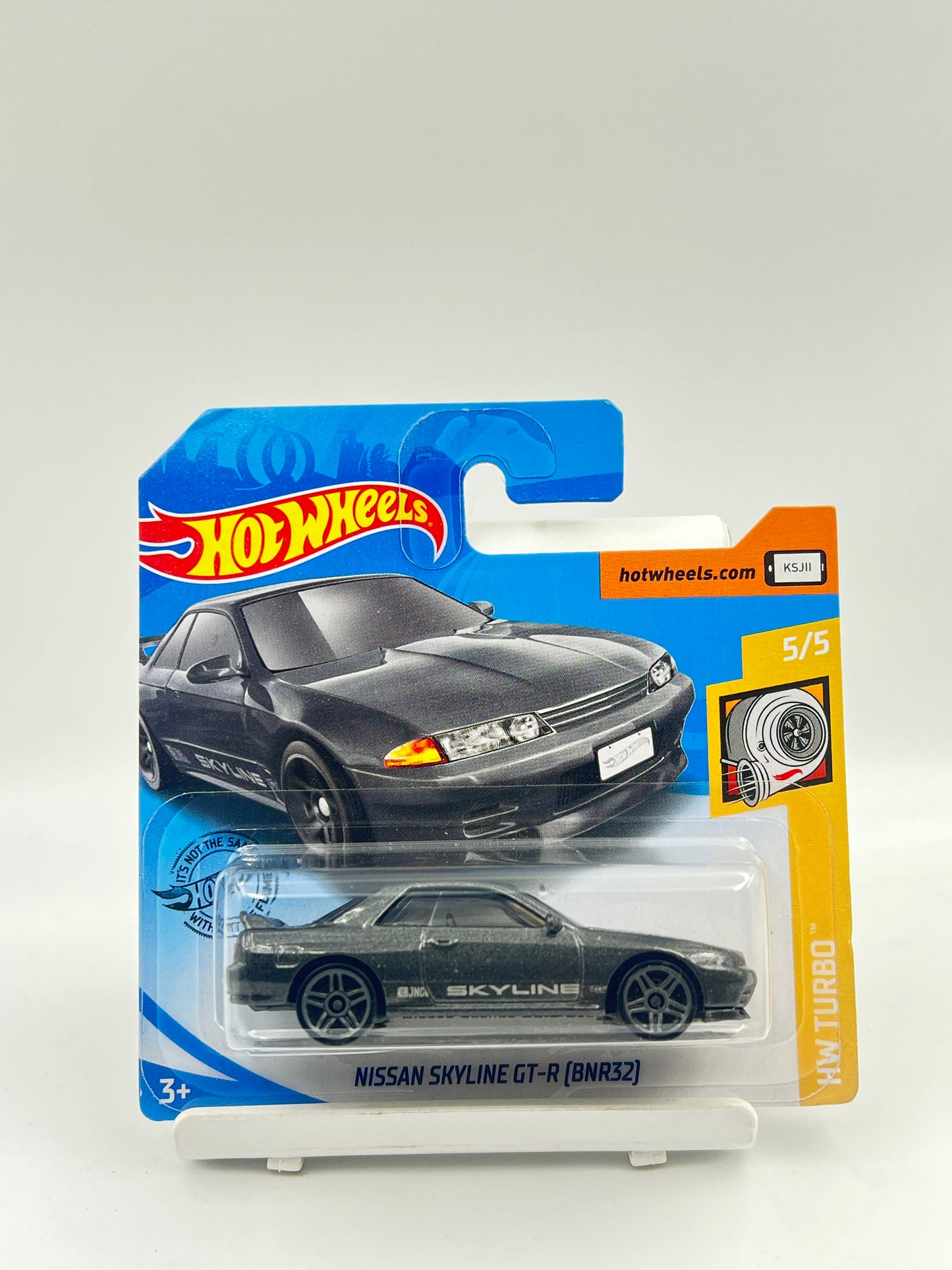 HOT WHEELS - NISSAN SKYLINE GT-R (BNR32) - DARK GREY - 3A