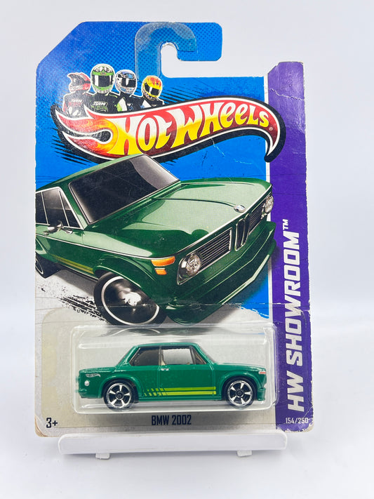( CARD AS IN PIC ) - HOT WHEELS - BMW 2002 - GREEN - 1A