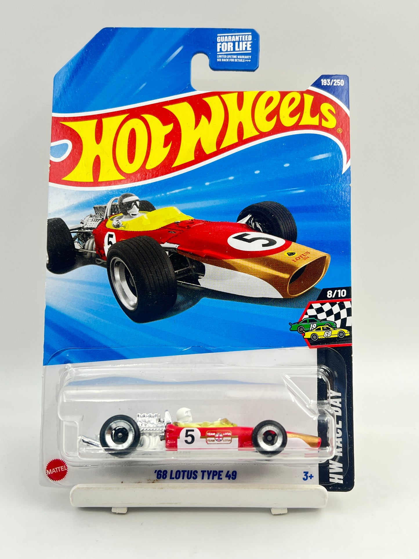 MILD CREASE - IMPORTED - HOT WHEELS -  68 LOTUS TYPE 49 - 3C