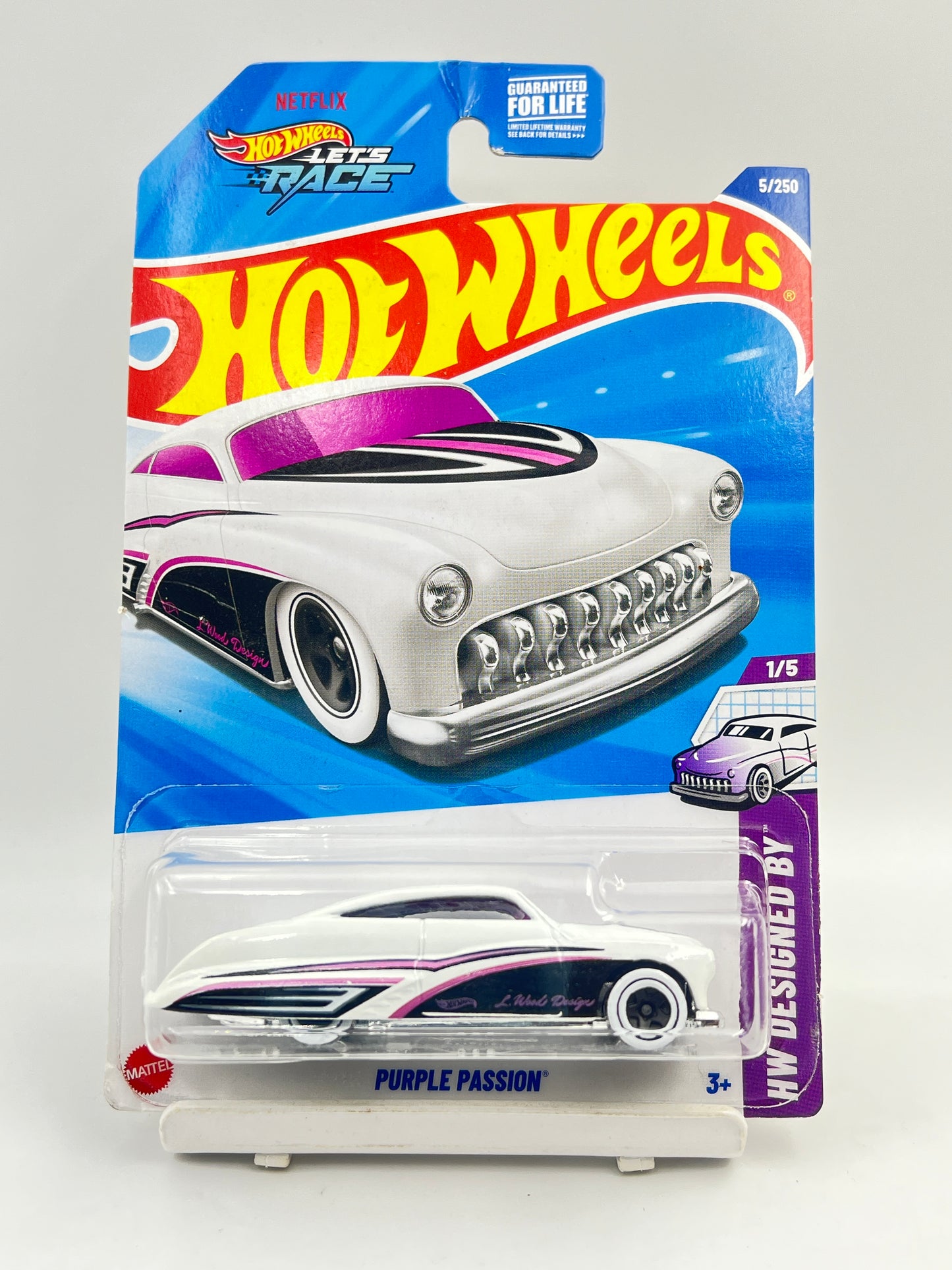HOOK CREASE - IMPORTED - HOT WHEELS -  PURPLE PASSION - 3B
