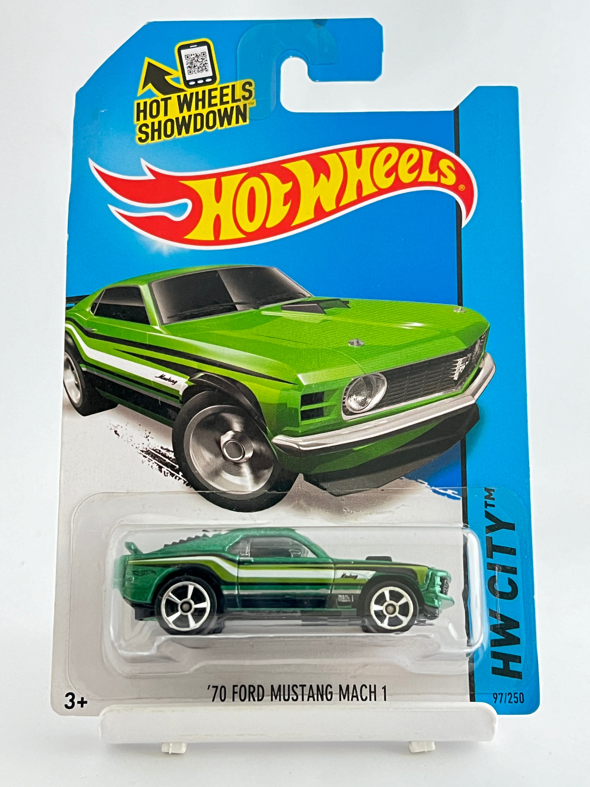 70 FPRD MUSTANG MACH 1 - GREEN -3C - Its Fun- Hot wheels - matchbox - diecast