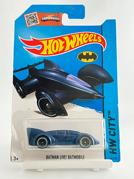 BATMAN LIVE BATMOBILE - CARD BENT - 3B - Its Fun- Hot wheels - matchbox - diecast