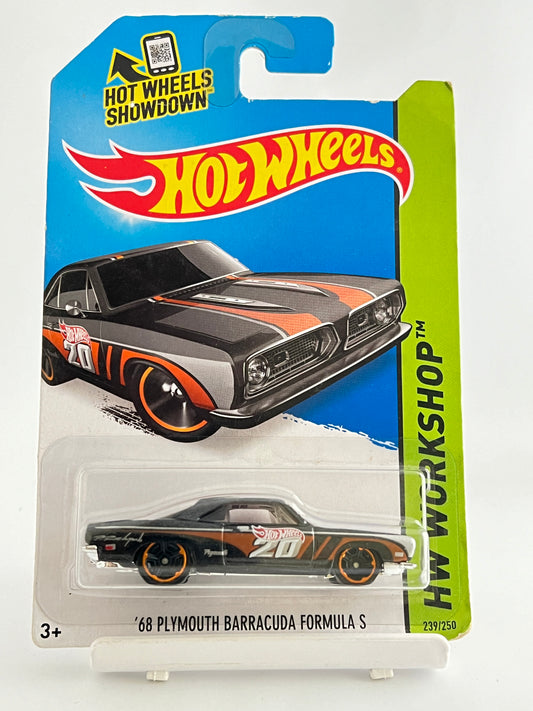 68 PLYMOUTH BARRACUDA FORMULA S - 3B - Its Fun- Hot wheels - matchbox - diecast