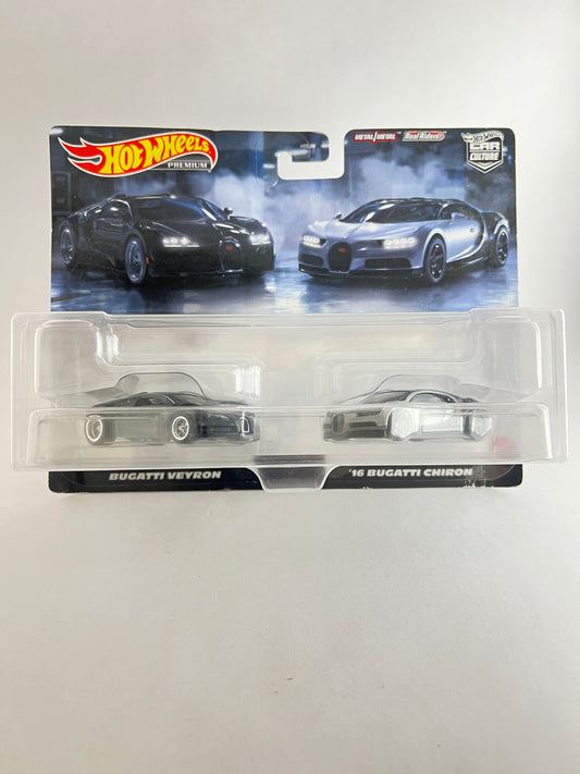 DUAL PACK - BUGATTI VEYRON / 16 BUGATTI CHIRON - 5D
