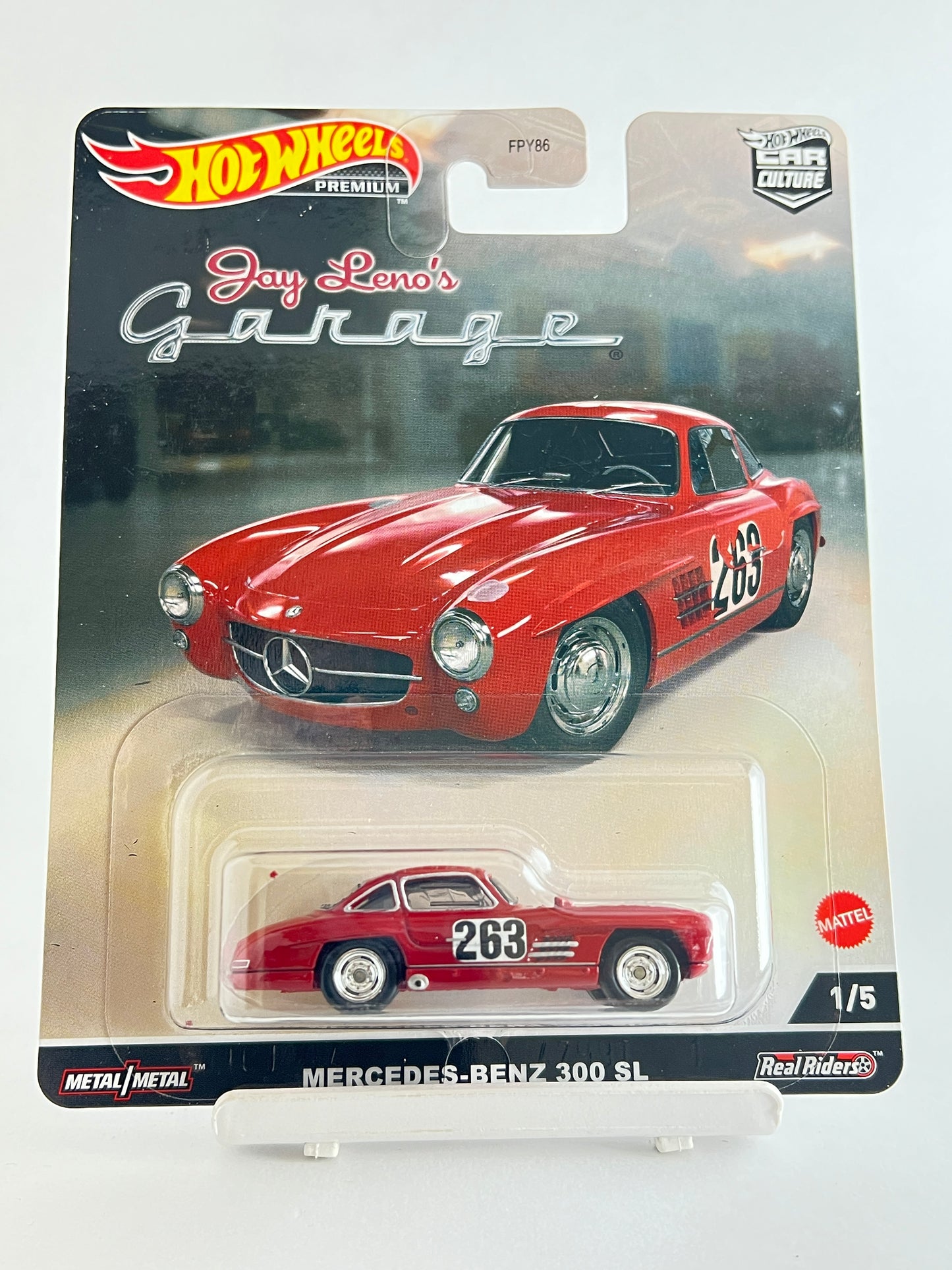 PREMIUM - JAY LENO'S GARAGE - MERCEDES BENZ 300 SL - 5A - Its Fun- Hot wheels - matchbox - diecast