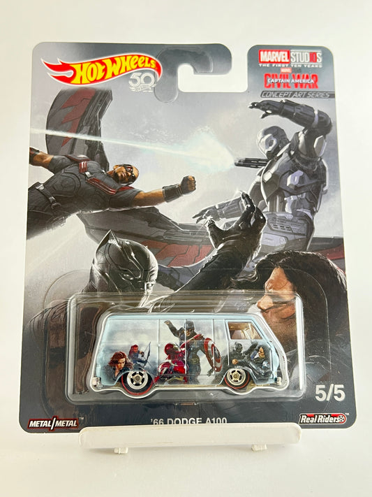 PREMIUM - MARVEL - 66 DODGE A100 - 5A - Its Fun- Hot wheels - matchbox - diecast