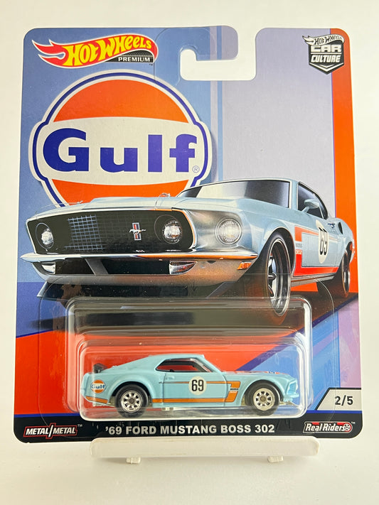 PREMIUM - 69 FORD MUSTANG BOSS 302 -5C - Its Fun- Hot wheels - matchbox - diecast