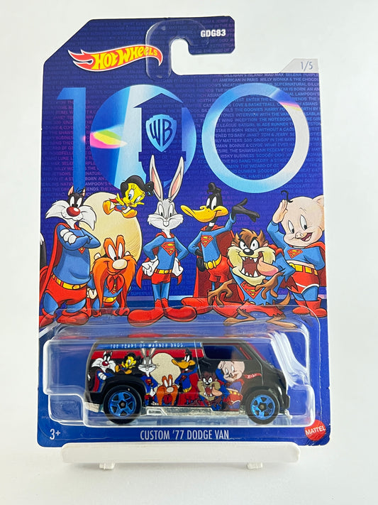 100 YEARS - CUSTOM 77 DODGE VAN - 3D - Its Fun- Hot wheels - matchbox - diecast